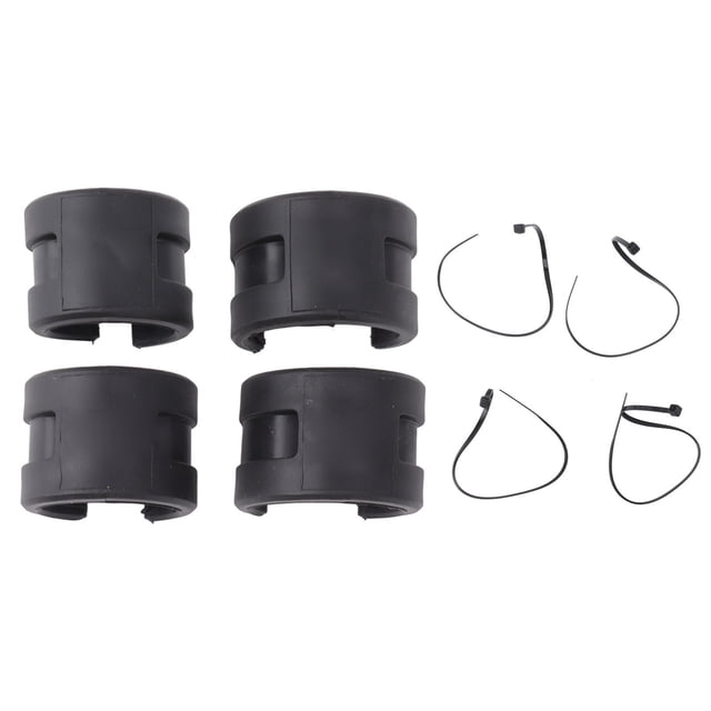 4 Piezas Protector de vaina de Bicicleta Protector de Marco de Bicicleta Almohadilla de protección Protector de Anillo de protección de Goma de colisión Protector para Bicicleta de Carretera Negro YUNYI BRAND Deportes