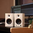 thumbnail image 5 of Altavoces de monitor de estudio con alimentación Edifier MR4, altavoz de monitor de campo cercano activo de 4" - Blanco (par), 5 of 5
