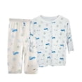 thumbnail image 4 of Swuxness Toddler Casual Short Sleeve 2 Piece Sets, Kids Summer Outfit Sets, Children's Summer Conditioning Clothing Home and Pants Two Piece Set for Boys and Girls White, 4 Years, 4 of 4