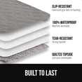 thumbnail image 3 of GORILLA GRIP Waterproof Couch Cover for Dogs, Washable Dog Sofa Cover Pet Blanket for Dogs and Cats, 30x70 Charcoal, 3 of 10