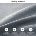 thumbnail image 5 of Blackout Curtain Valances,Linen Kitchen Curtains,Energy Efficient Insulated Noise Reduction Privacy Curtain for Kitchen Bedroom Living Room Nursery Dorm, 5 of 9