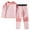 Pink, variant on Esaierr Kids 2PCS Thermal Underwear Set Toddler Girls Boys Winter Warm Long Pants   Long Underwear Comfort Set for 2-14Y