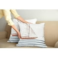 thumbnail image 2 of Ambesonne Saying Throw Pillow Cover 2 Pack, Sailing Theme Boat Waves, 24", Cinnamon Pale Blue, 2 of 5