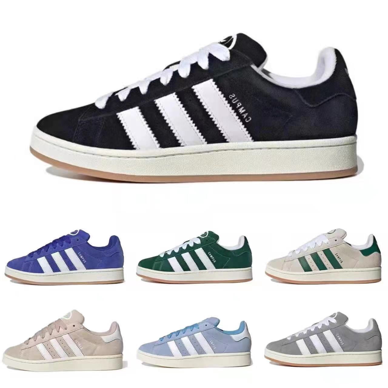 Adi-Campus 00s Adult Men's/Women's Sneaker Workout board shoes Black White Gray Size5-11