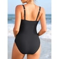 thumbnail image 5 of Sociala V Neck Maternity Swimsuit Ruched Side One Piece Pregnancy Bathing Suits 2026 Swimwear, 5 of 7