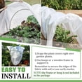 thumbnail image 5 of nipocaio Plant Covers Freeze Protection, 2m*5m Reusable Floating Row Cover Plant Blankets Frost Cloth for Clod Winter Frost Sun Pest Protection, 5 of 5