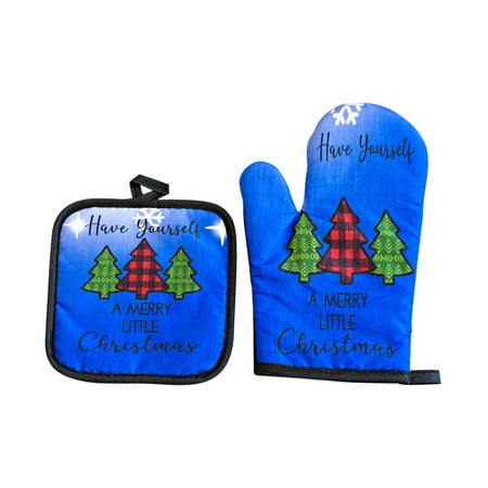 

Christmas Decorations Savings! CWCWFHZH Insulation Gloves Oven Baking High Temperature And Anti-scald Gloves