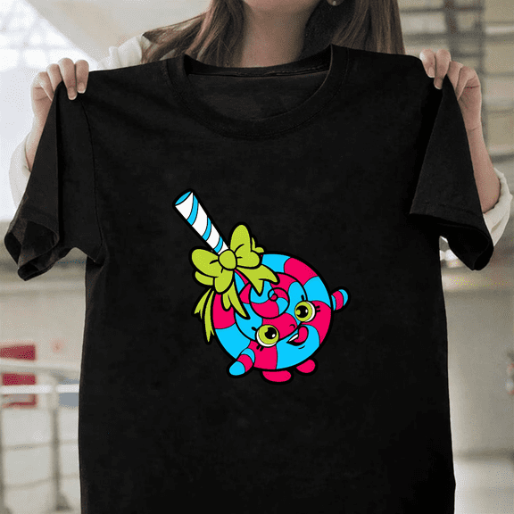 Lolli Poppins Shopkins Cute Cartoon Toy Collectible Unisex T-Shirt, up to size 3XL.