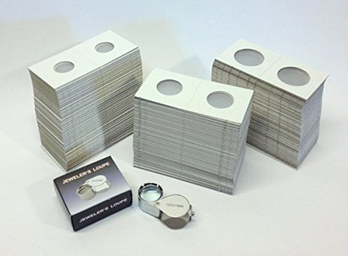300 BCW 2X2 DOUBLE POCKET VINYL FLIPS with LABEL INSERTS Coin Holders 