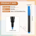thumbnail image 2 of Uxcell 10 Pack Dry Erase Markers Pens, Watercolor Fine Tip Marker, Wet Erase Whiteboard Markers for Paper Drawing Art Supplies Office Home, Pale Blue, 2 of 6