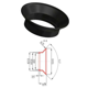 thumbnail image 3 of Casco Binocular Gafas de Visión Protector de Ojos de Goma Protectores de Ocular Protectores Piezas de Microscopio L24, 3 of 5