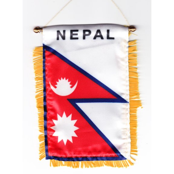 Nepal Window Hanging Flag