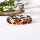 thumbnail image 3 of Flores Secas de Plástico Lucite Hechas con Incrustaciones de Resina Brazalete de para Mujer Salvador Pulseras de flores secas, 3 of 9