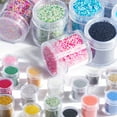 thumbnail image 5 of Soumake 1 Bottle Nail Caviar Beads Shining Colored Non-porous Mini Glass Bead DIY Nail Art Accessories Micro Beads Necklace Phone Case Decorations Manicure Supplies, 5 of 8