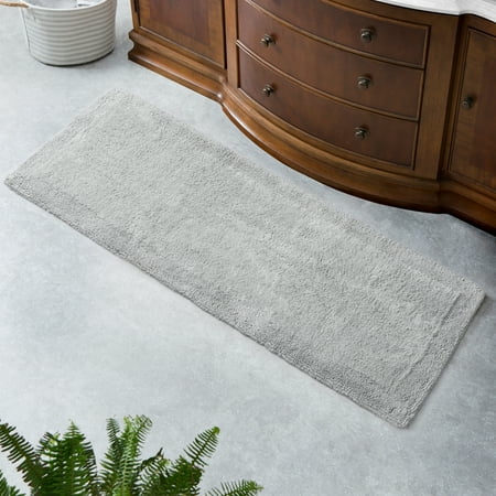 Hotel Style Cotton Blend Solid Bath Rug Runner Walmart Com