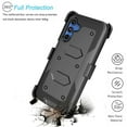 thumbnail image 7 of Takfox Case For Samsung Galaxy A15 5G ,Shockproof Heavy Duty Rugged Locking Swivel Holster Belt Clip Kickstand Full Body Hard Shell Phone Cover Case,Black, 7 of 7