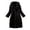 a-Black5196, variant on VNKIDY Women's Coat Autumn Winter Solid Color Quilted Plush Coat With Fuzzy Collar Long Sleeve Zipper Timeless Style Coat For Casual Daily Streetwear Activities Casual Outerwear