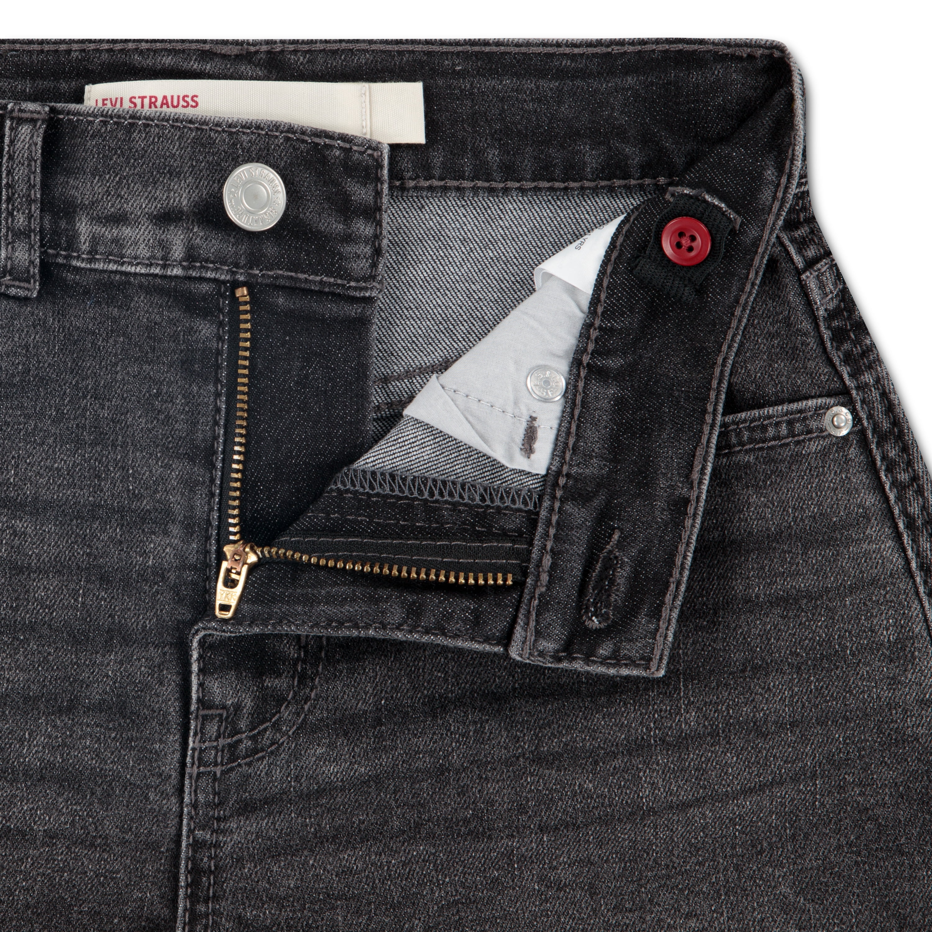 Levi Strauss Signature Girls High Rise Mom Denim Shorts, Sizes 5-18