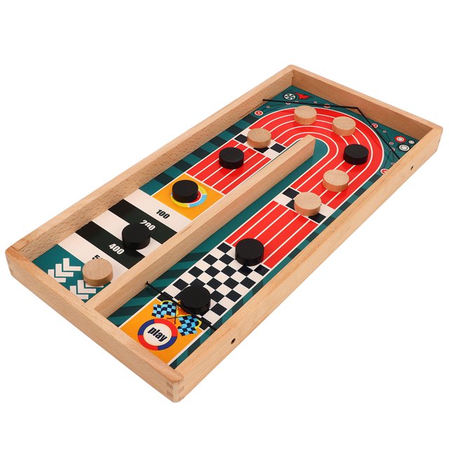 Jeu de Lance-Pierre de Bureau, Jouets d'Échecs pour Enfants, Bord Rond Portable Intéressant pour Fête