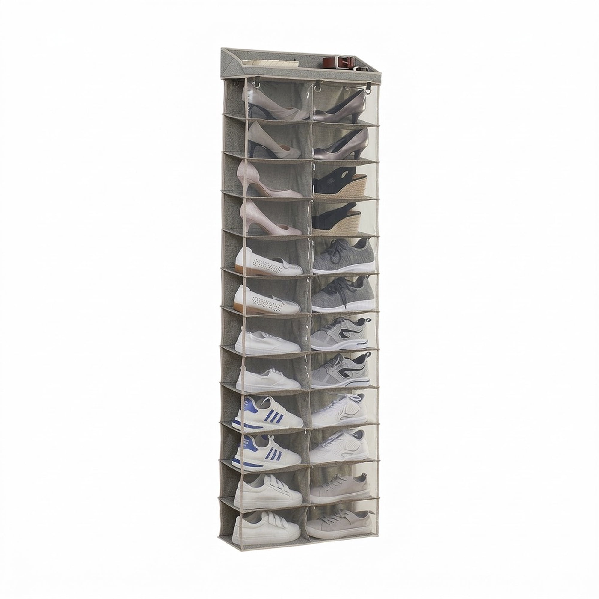 (3 pack) Better Homes & Gardens 24-Tier Over The Door Shoe Organizer Shelf