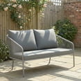 thumbnail image 2 of Outsunny Garden Sofa with Cushions, 2-Seater Outdoor Balcony Rattan Sofa, 2 of 10