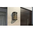 thumbnail image 4 of Maxim 53497CLTEPC 14 in. Bedazzle LED Outdoor Wall Lantern - Texture Ebony & Polished Chrome, 4 of 10