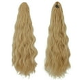thumbnail image 2 of SAYFUT 18" 24" Hair Piece Pony Tail Min Claw Clip Ponytail Hair Extension For Women Synthetic Long Body Wavy Curly Hair Claw Hairpiec, 16Colors, 2 of 8