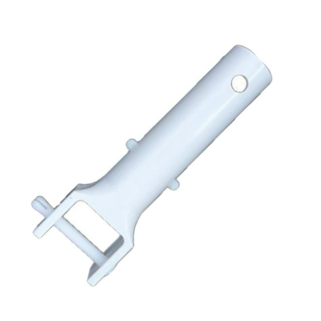Swimming Pool Spa Vacuum Head Handle Replacement W/ V-Clip& Pin White Shenzhuyue