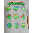 thumbnail image 4 of Teenage Mutant Ninja Turtles Women's Faces Grid Graphic T-Shirt with Short Sleeves, 4 of 5
