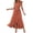 Red, variant on Women's Casual Solid Color Embroidered Dress V-Neck Sleeveless Floral Lace Cuff Boho Summer Beach Vacation Ruffled A-Line Midi Dress, Purple XXL