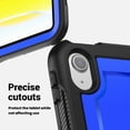 thumbnail image 3 of FJLBDE Case for iPad (A16) 11th Gen 2025/ iPad 10th Gen 10.9 Inch 2022 with 360 Rotating Stand, Shoulder Strap, Heavy Duty Shockproof Cover, Deep Blue, 3 of 7