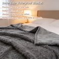 thumbnail image 3 of Kritter Planet Waterproof Bed Blanket, Soft and Washable Absorbent Blanket Pad, Leak-Proof Blanket Cover for Couch, Sofa, Bed, 3 of 7