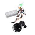 thumbnail image 1 of Motor Controller Thumb Throttle Set, Thumb Throttle  Heat Dissipation Aluminum Alloy Shell 36V 48V 500W Multifunctional  for 22.5mm Handlebars, 1 of 8