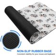 thumbnail image 6 of Long Mouse Pads for Desk,White Cow Milk Pattern Desk Mats on Top Of Desks, Desk Mouse Pad Extra Large with 3mm Non-Slip Base and Stitched Edge for Gaming,Office,Work,Home 31.5"x11.8", 6 of 6