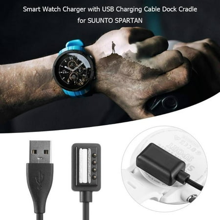 USB Charging Cable Clip Cradle Charger for Suunto Spartan Ultra HR Spartan Sport Wrist HR,Suunto