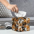 thumbnail image 6 of Sikiie Dogs Different Breeds Leather Tissue Box Cover Square, tissue box holder, Tissue Box with Bottom Belt-5.2”x5.2”x5.2”, 6 of 7