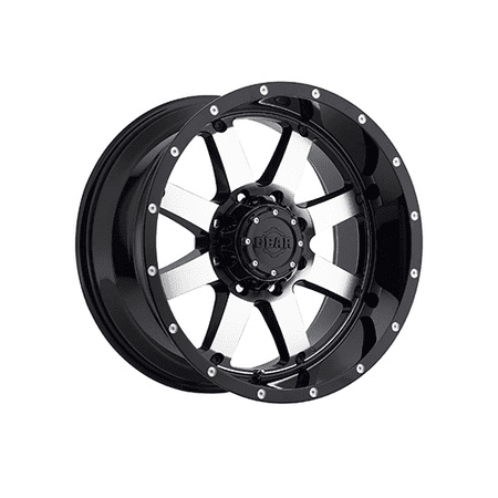 - Gear Alloy 726M Big Block Machined Black 17x9 5x5 / 5x5.5 -12mm (726M-7900912)