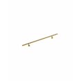 thumbnail image 1 of Cabinet Handle Pull Round Bar 5″ – Solid Brass Cabinet Pull with 3″ Centre to Centre Mounting – Brushed Brass, Polished Nickel, Satin Nickel, 1 of 5