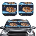 thumbnail image 2 of Balery Ocean Scene with Noah's Ark Parasol para parabrisas de coche de 2 piezas | Parasol plegable para parabrisas delantero de coche para la mayoría de sedanes-Large, 2 of 6