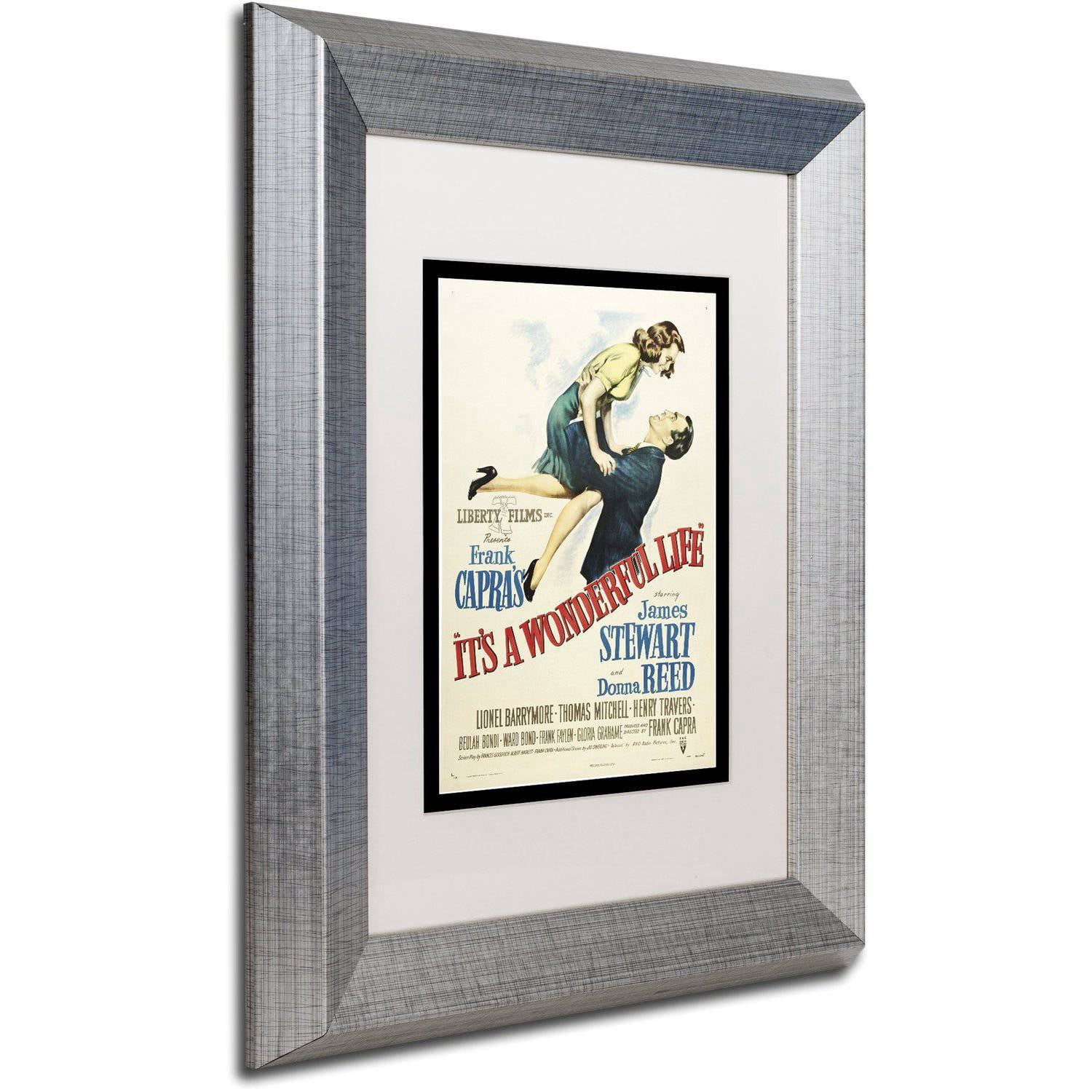 Vintage Apple Collection 'It's a Wonderful Life' Matted Framed Art
