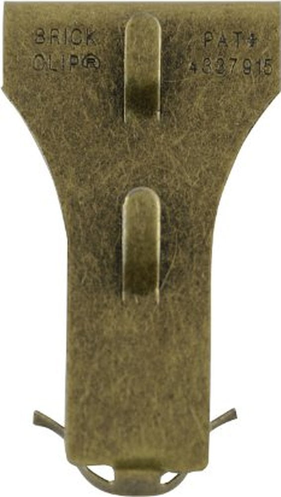 4-Pack Fits Brick 2-1//8 to 2-1//2 in Height Adams Brick Clip Hooks
