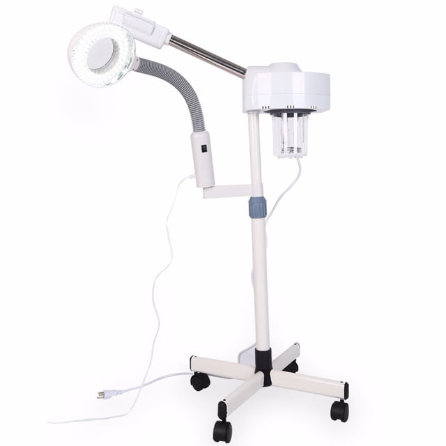 Vaporizador Facial Ozono con Lupa y Lámpara LED Dreamy Skin Blanco Aumento Profesional