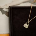thumbnail image 4 of Hermès Amulettes Collier Pendentif Constance Or Rose 18k, 4 of 5