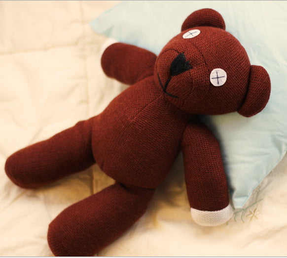 Mr Bean Teddy Plush Doll Brown 23cm Stuffed Figure Kids Toys Gift Xmas DE 