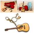 thumbnail image 1 of Miniature Wooden Guitar, Multi Purpose Mini Guitar Model 3.9in High  For Decoration, 1 of 8