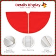 thumbnail image 5 of Kll Red Christmas Tree Skirt 36",Party Decorations Farmhouse For Christmas Decorations Holiday Party, 5 of 8