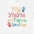 thumbnail image 4 of Inktastic My Yiayia and Papou Love Me Boys or Girls Baby Bodysuit, 4 of 5