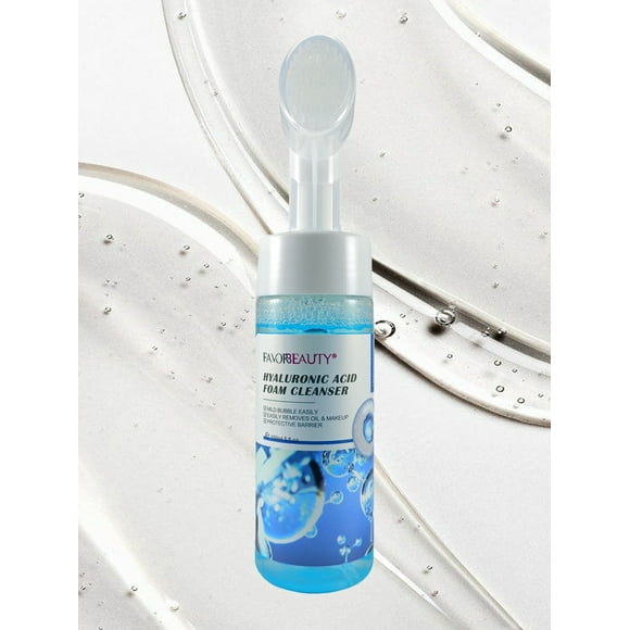Limpiador Facial FAVOR BEAUTY Ácido Hialurónico con cepillo de silicona 150ml