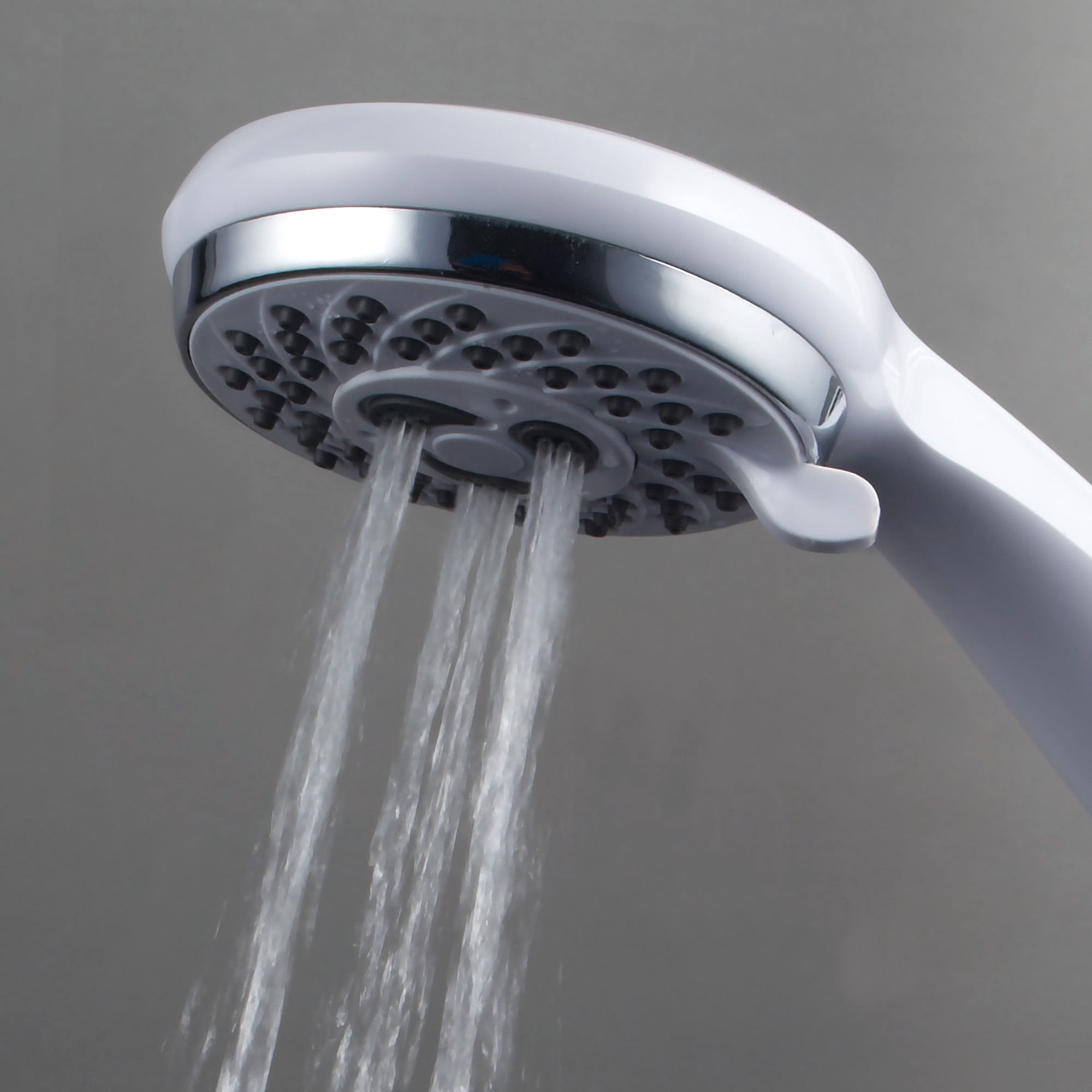 PowerSpa 4-Setting Deluxe Hand Shower, White