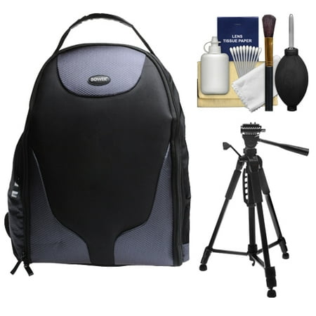 Bower Pro Digital SLR Photography BackPack + Tripod + Cleaning Kit for Canon EOS 7D, 70D, 5D Mark II III, Rebel T3, T3i, T4i, T5, T5i, SL1, Nikon D3200, D3300, D5200, D5300, D7100 DSLR Cameras Bower Pro Digital SLR Photography BackPack + Tripod + Cleaning Kit for Canon EOS 7D, 70D, 5D Mark II III, Rebel T3, T3i, T4i, T5, T5i, SL1, Nikon D3200, D3300, D5200, D5300, D7100 DSLR Cameras